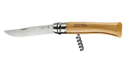 Opinel No 10 Corkscrew And Cheese Knife